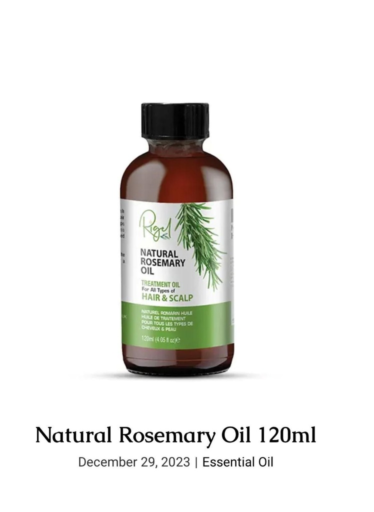Rigel NATURAL ROSEMARY OIL (hair treatment oil)120ml x12