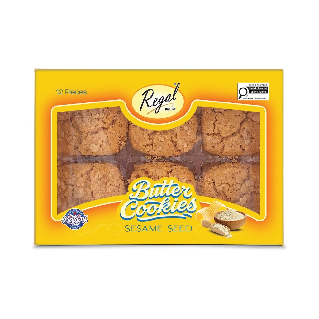Regal butter sesame seed cookies x 9